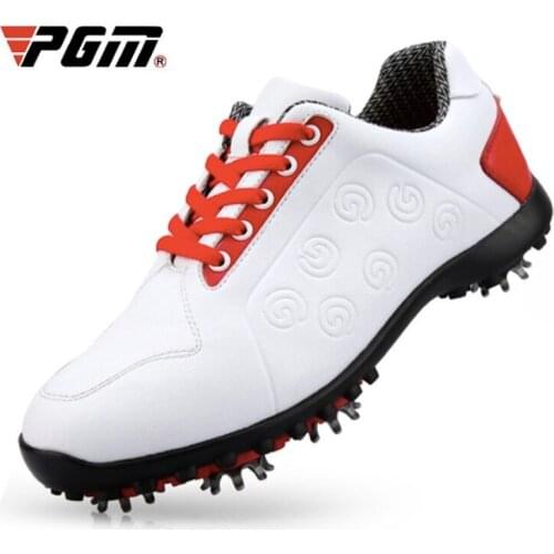 PGM Golf Womens Shoes Waterproof Fashion Sports Lady Sneakers Shoelaces Breathable Non-Slip XZ109 Wholesale
