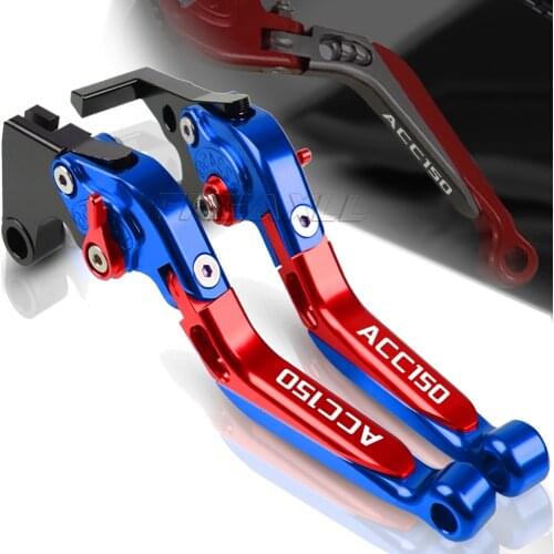 Motorcycle For KYMCO ACC150 CK150 KCC150 ALL YEARS Adjustable Folding Extendable Brake Clutch Levers 2017-2020 2018 2019 2021