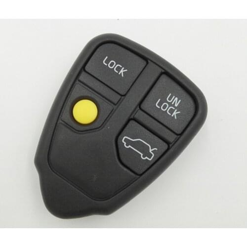 Replacement Car Key Case for VOLVO XC70 XC90 S40 S60 S70 S80 S90 V40 V70 V90 C70 4 Button Remote Case Fob Cover Key Shell Blank