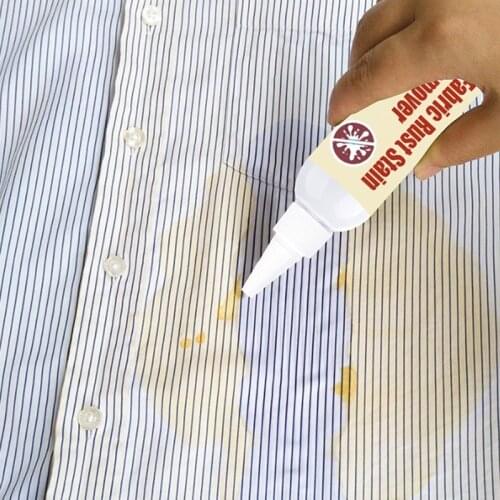 Fabric Rust Stain Remover Multi-purpose Clothes Cleaner Drop Clothing Cleansing Agent J2Y