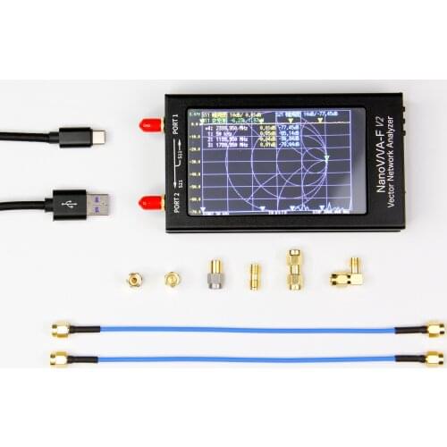 NanoVNA-V2 50k-3g Vector Network Analyzer 4.3-Inch HF VHF UHF Antenna Analyzer