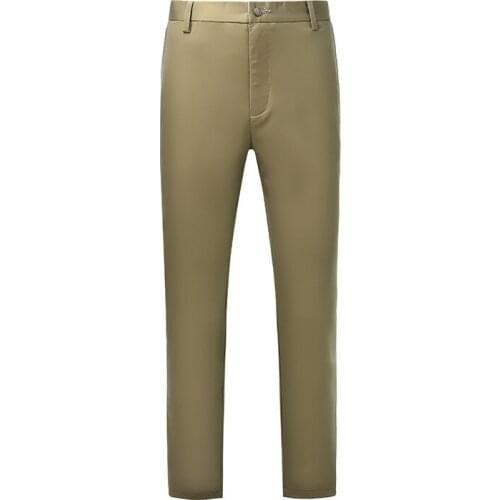 High Quality 2020 Casual Pants Men Spring autumn Business Fashion Leisure Trousers Plus Size W 30-42 44 46 48 50 52