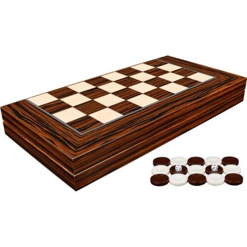 Premium Backgammon Chess Set Checkers Draughts Quality Luxury Best Pine Tree Wooden Adult Gifts Entertainment Board Games Shiny