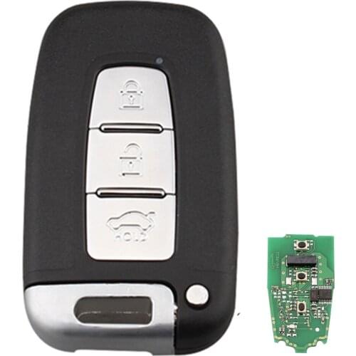 XRSHKEY 3 button Smart Remote Car key with ID46 Chip 433Mhz SY5HMFNA04 For Sonata Genesis Equus Veloster