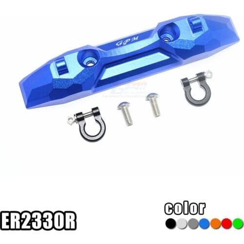 GPM For TRAXXAS E-REVO 2.0 86086-4 aluminum alloy rear bumper with U-shaped hook-piece