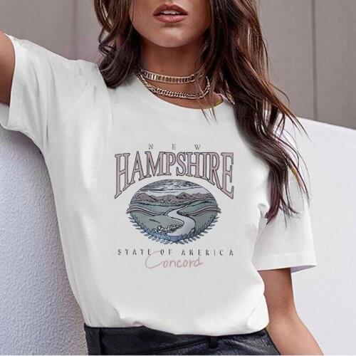 2021 Summer Print T-shirt Custom name letter combination womens High quality printing tops Font Short sleeve harajuku Clothes