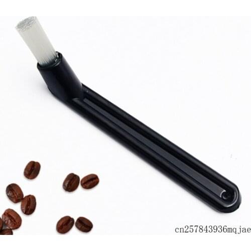 100pcs Coffee Machine Cleaning Brushes Coffee Machine Brush Plastic Handle Nylon Filter Net Cleaner