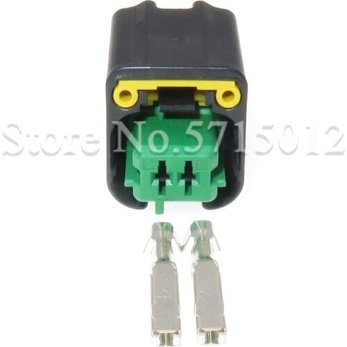 2 Hole/Way 1801176-5 Automotive Sensor Connector Cable Socket For Peugeot Citroen