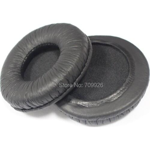 Linhuipad 50pack of 7.5cm Leathere ear cushions earpads headset durable ear pads 75mm for akg K518 K518DJ K518LE K81