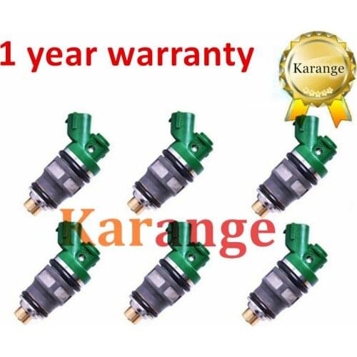 6PCS Flow Valve Fuel Injector OEM 15710-87J00 For Suzuki DF40 DF50 1999-2010 Injection Nozzle