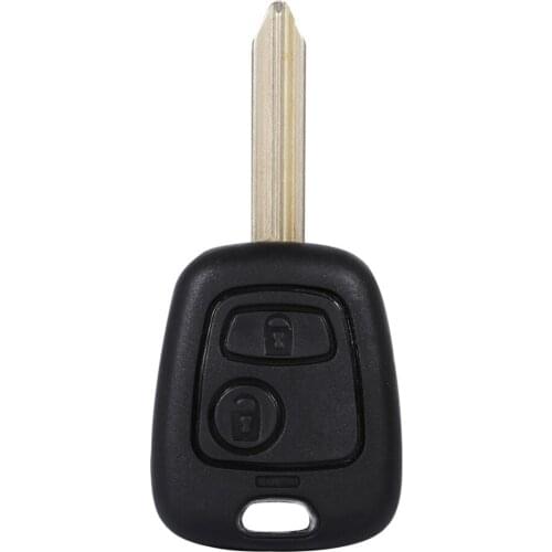 Car-Styling 2 Buttons Remote Car Key Shell Uncut Blank Blade Key Cover Case For Citroen Saxo Xsara Picasso Berlingo