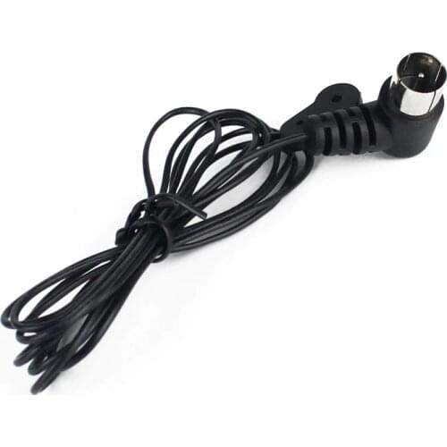 Black FM Antenna 75Ohm UNBAL for Sound Natural Sound Stereo Receiver Antennas For FM Radio/Hi-Fi/DAB/ TV Indoor use