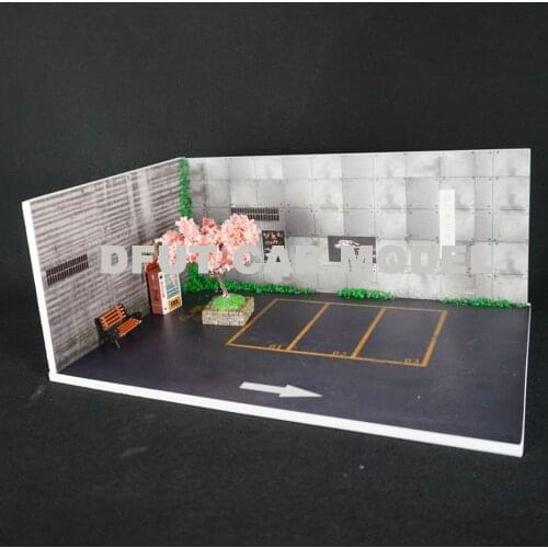 DIY1:64 car model Parking Model Material Pack Underground Garage Making Material Garage Model Making Manual for children toy
