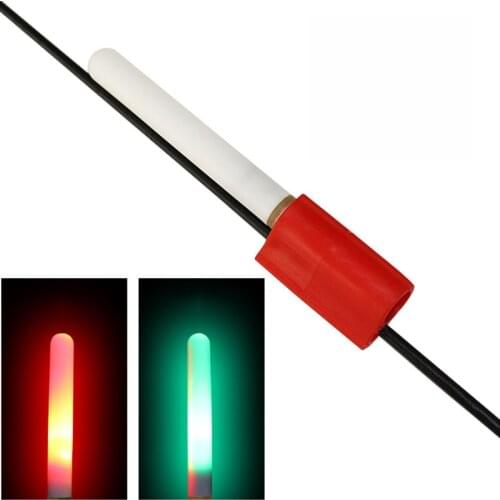 Night Fishing Electronic Light Stick Clip on Telescopic Rod Waterproof Glowing Lamp Luminous Float Fishing Accessories B456