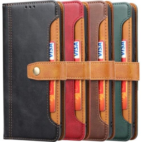 For iPhone 13 Pro Max Flip Case Leather Wallet Book Cover For iPhone 12 Pro Max 13 Pro Phone Bags With Card Slots Stand Case
