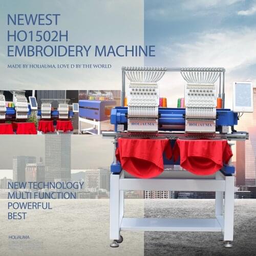China 10 years service ! China guangzhou HOLiAUMA embroidery machine 2 head newest tajima 47 head design technology embroidery