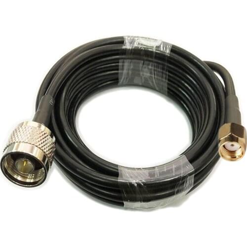 RG58 Coaxial Cable RP-SMA male to N male connector RF Adapter 50-3 coax Cable 50ohm 50cm 1/2/3/5/10/15/20/30m