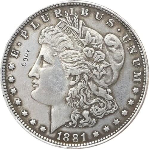 1881-O USA Morgan Dollar coins COPY
