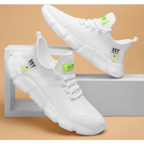 Male Outdoor Sport Sneakers Breathable Walking Driving Training Flat Lightweight Mens Running Shoes Footwear Zapatillas Hombre