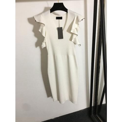 Levlmoly Design 2021 New Brand BAL High Quality Dress Knit Dress