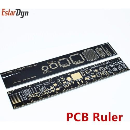 1pcs PCB Ruler For Electronic Engineers For Geeks Makers For Fans PCB Reference Ruler PCB Packaging Units v2 - 6