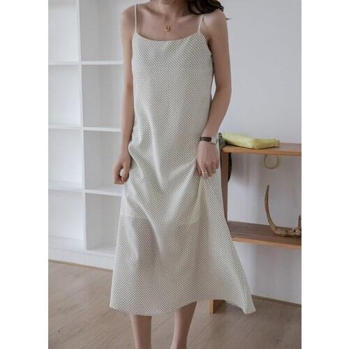 Mazefeng 2020 New Sexy Women Maxi Dresses Female Loose Sleeveless Dresses Ladies V-neck Sling Long Party Dresses Mid-Calf
