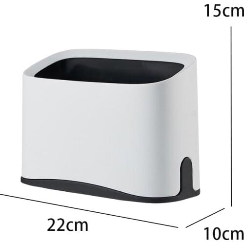 Minimalist Nordic Trash Bin High Quality Plastic Trash Can Domestic Living Room Light Luxury Poubelle Household Products EJ50TB