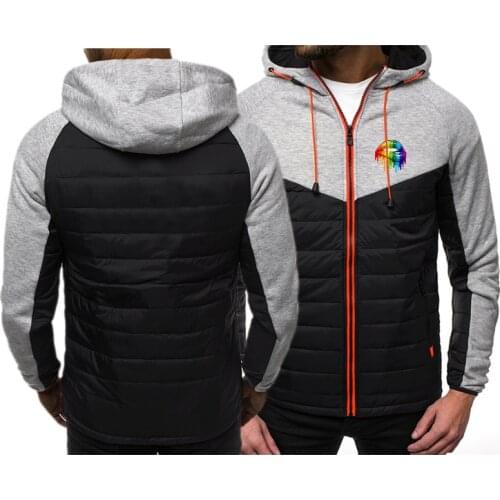 Mens Jackets Hooded Coats Warm Windproof Casual ZipperCasual Zipper Tracksuit Fashion Homme Outerwear Oversized Man Clothing