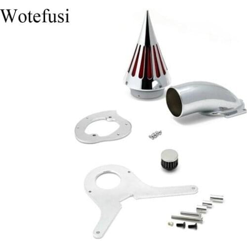 Wotefusi Chrome Spike Air Cleaner Kits Intake Filter For Honda Shadow Aero 750 [MP01]