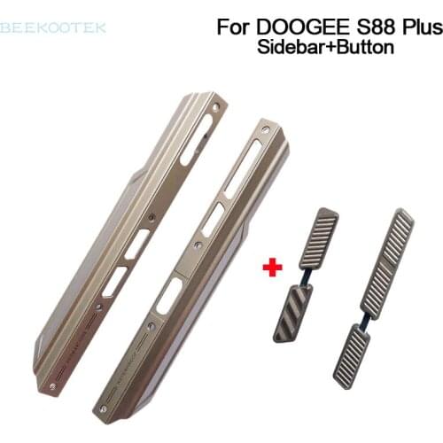 New Original Housing A shell Middle Sidebar Metal Frame Housings+Power Volume SOS Button Repair Parts For Doogee S88 Plus Phone