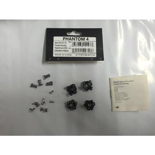 Original Propeller Mounting Plate (2CW+2CCW) For DJI Phantom 4 Pro Obsidian Edition Drone Part 122 Obsidian Black Repair Part
