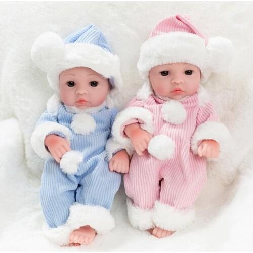 Movable Jointed Dolls Toys Cute Lifelike Reborn Baby Doll With Clothes Fashion Baby Doll For Kids Birthday