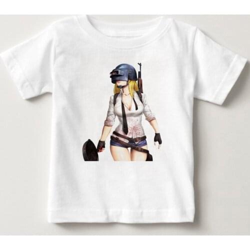 Pubg Playerunknowns Battlegrounds Video Game Gaming T-Shirts girl Tees Tops Casual Apparel Fashion T Shirts short sleeve