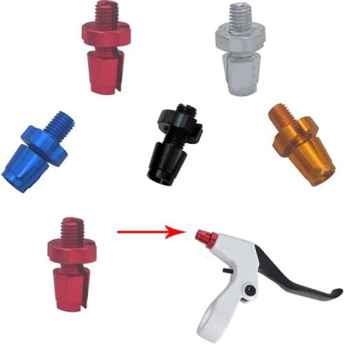 MUQZI 2PCS MTB Bicycle Brake Lever Adjustment Screw Cycling Brake Handle Adjusting Bolt Screw Aluminium alloy Brake Accessories