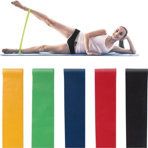 Gym Fitness Resistance Bands Latex Yoga Crossfit Stretch Bands Strong Rubber Band Home Gym Exercise Training Workout Equipment