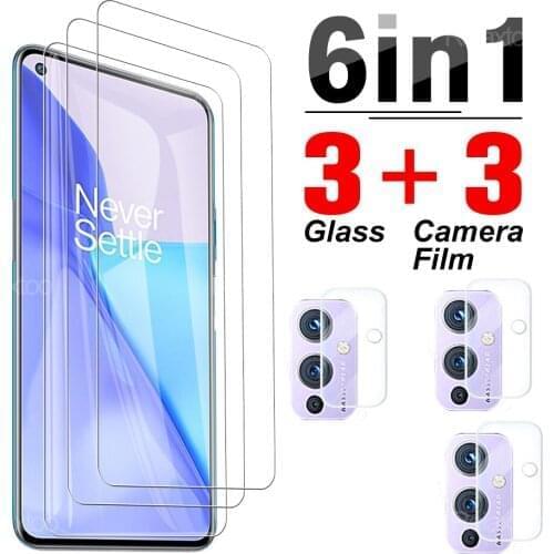 6 in 1 Camera Protector Glass For Oneplus 9 9R 9 8T Protective Screen On One Plus 9 8 R T HD Smartphone Clear Safety Cover Film