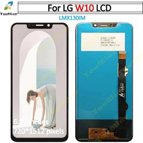 For LG W10 LMX130IM LCD Display Touch Screen Digitizer Replacement Assembly For LG W10 lcd Accessory Parts 100% Tested
