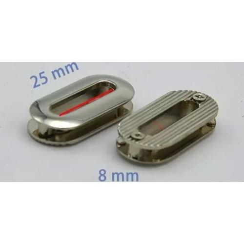1 inch zinc alloy Oval Eyelet Silver Metal Purse Grommets 25mm 40pcs/lot