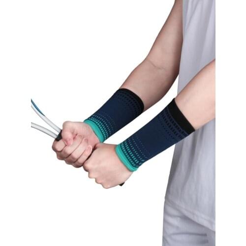 1Pc Cotton Knitting Sweatband Sports Wrist Tennis Sprots Wrist Band Arm Sweat Absorb Sleeve Breathable Bracers Wrap Hot Sell