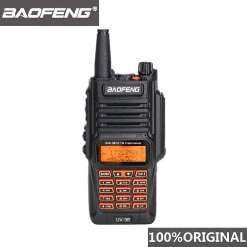 Original Baofeng UV-9R IP67 8W Long Range Walkie Talkie 10km Amateur Radio Dual Band UV9R Portable CB Radio Communicator UV 9R