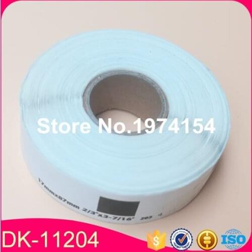 100x ROLL 17mm x 54mm DK11204 QL500 QL 550 560 570 1050 1060N DK-11204 DK-1204 DK1204 Labels
