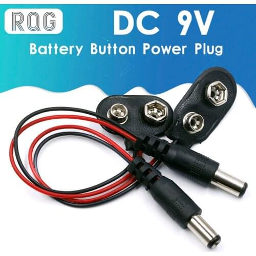 90 DC 9V Battery button power plug for Arduino Mega 2560 1280 UNO R3 132 9V battery buckle
