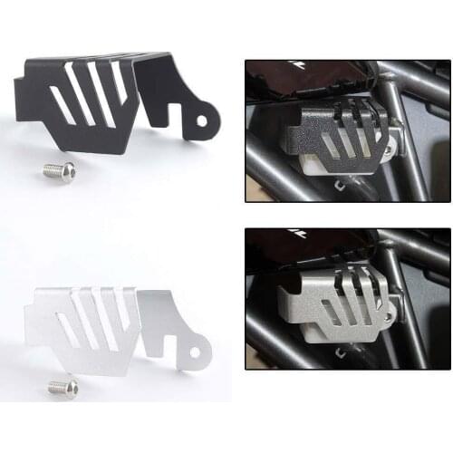 Aluminum Rear Brake Reservoir Oil Fluid Guard Protector Cover for Honda CRF1000L Africa Twin 2016 2017 Motorcycle Accessories