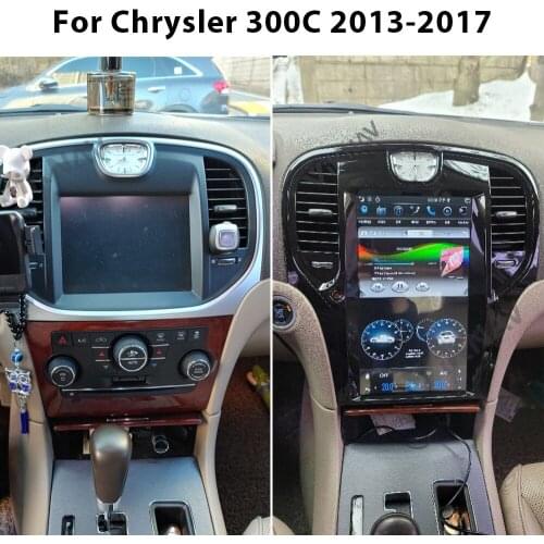 PX6 Vertical Screen Car Radio 2 Din GPS Navigation For Chrysler 300C 2013 2014 2015 2016 2017 2018 2019 Audio Multimedia Player