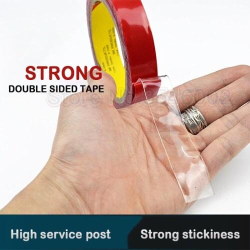 3M Length Double Sided Strong Transparent Acrylic Foam Adhesive Tape For Car Home Adhesive Tape Stickers 6/8/10/15/20/30/40mm