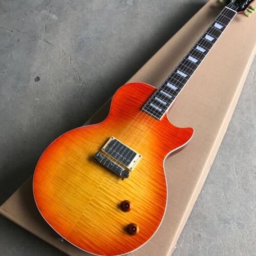 Free delivery, a pickup electric guitar, high quality tiger maple top guitar, new electric guitar