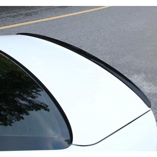 CEYUSOT FOR Car Spoiler Wing Audi A4 S4 Car Trunk Rear Lip ABS Material Decorative Accessories S4 B9 Color Spoiler 2017 2018 19