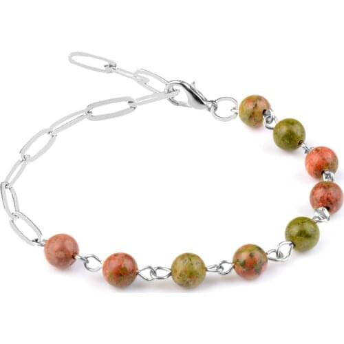 Chanfar Natural Stone Beads Bracelets For Women Cute Party Birthday Gift Chain Simple Design Charm Fashion Jewelry