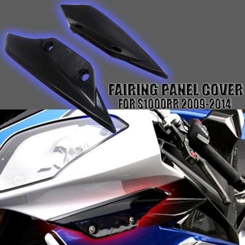 Front Fender Spoiler Winglets Fairing Panel Cover Case Side Wing For BMW S1000RR 2009 - 2014 S1000RR HP4 S 1000 RR Carbon Fiber