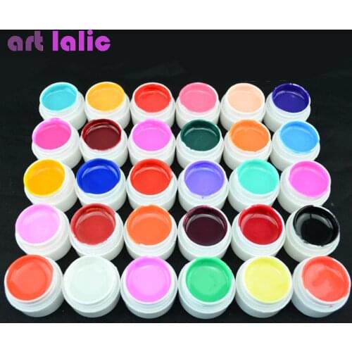 1 Pc 4ml High Quality Pure Colors UV Gel Nail Manicure for LED UV Lamp Gel Solid Color Nail Art Gel Varnish